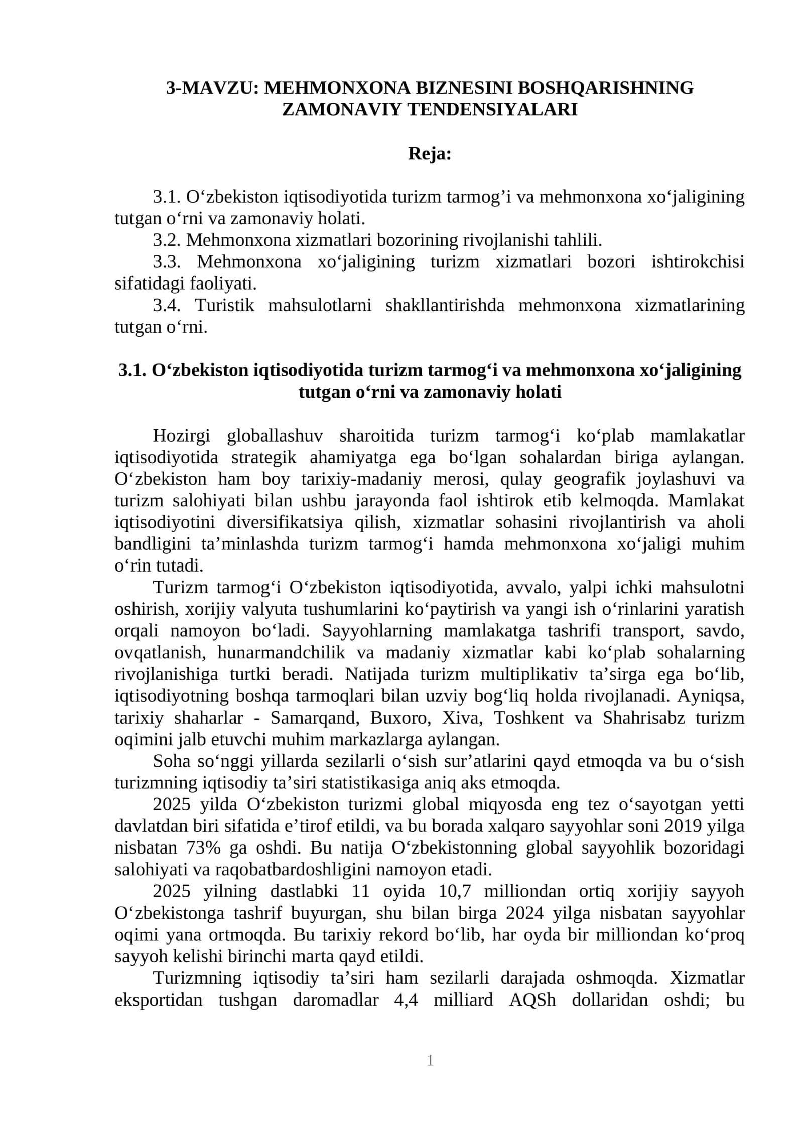 MEHMONXONA BIZNESINI BOSHQARISHNING ZAMONAVIY TENDENSIYALARI 1
