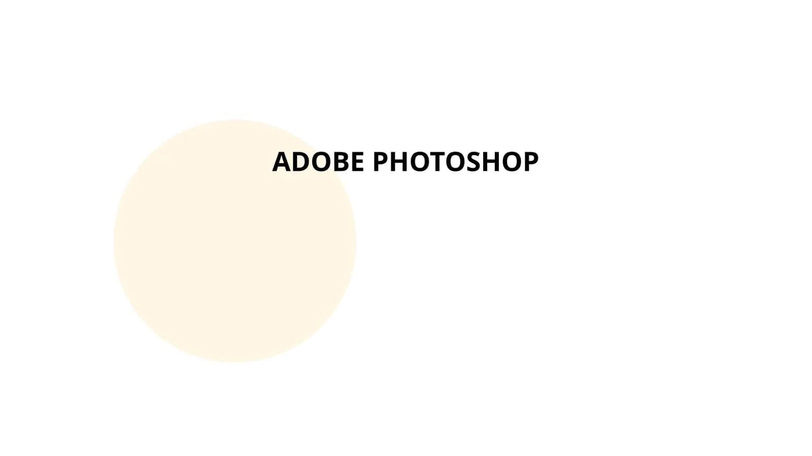 Adobe Photoshop 1