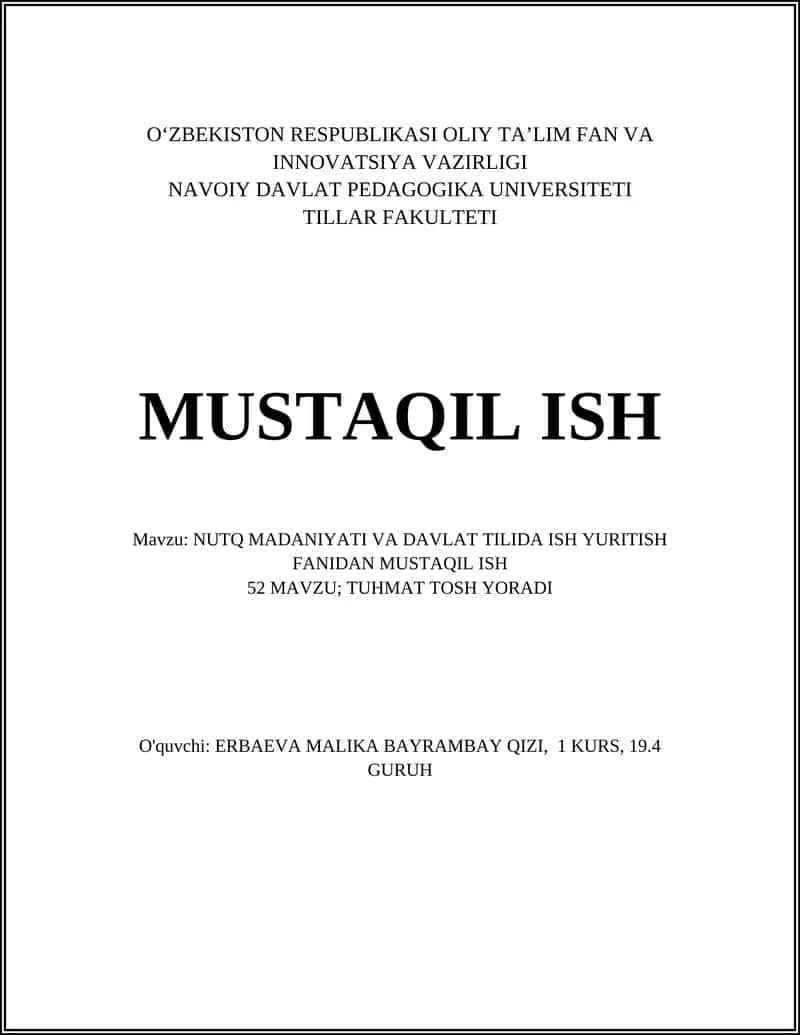 Tuhmat tushunchasi va uning nutq madaniyati 1