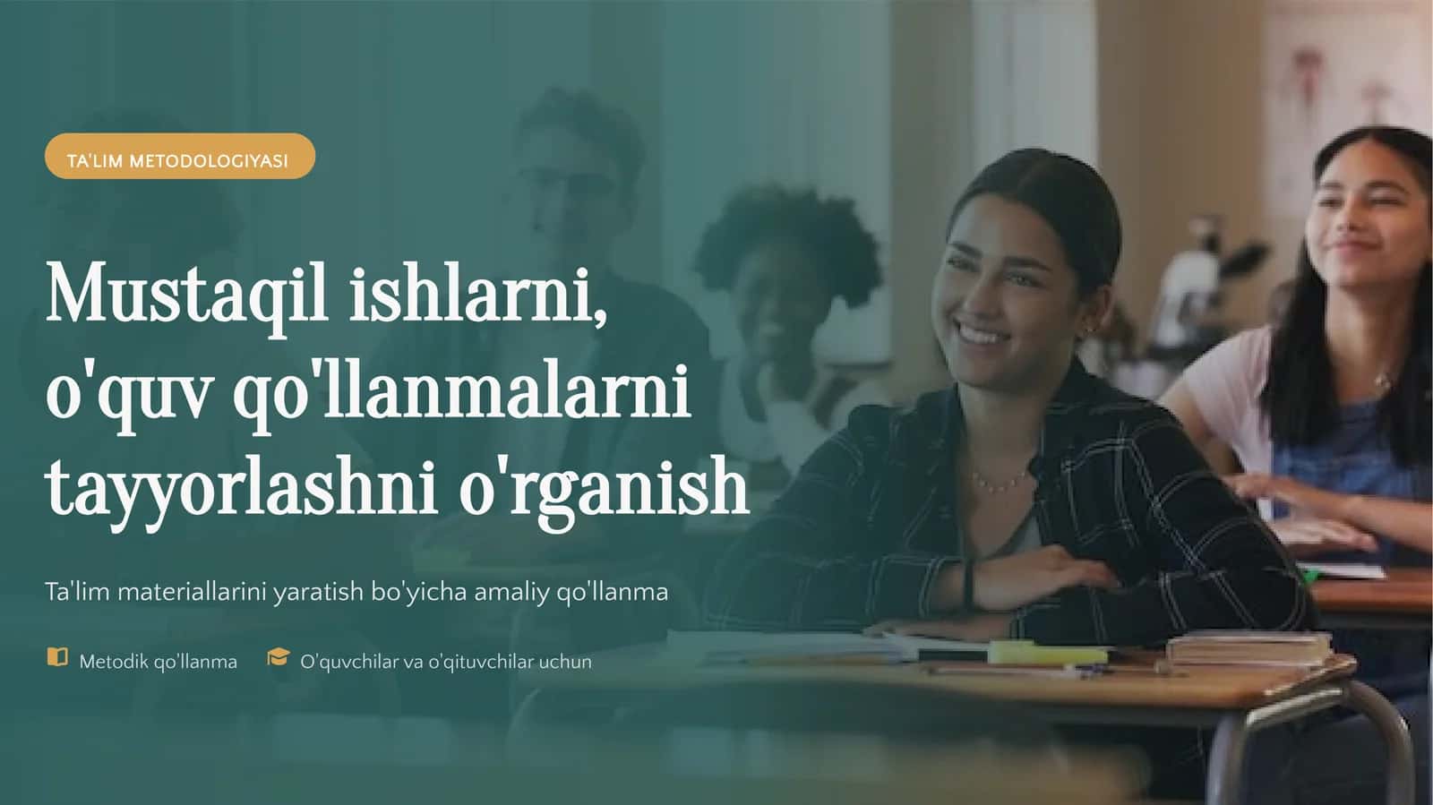Mustaqil ishlarni, o'quv qo'llanmalarni tayyorlashni o'rganish 1