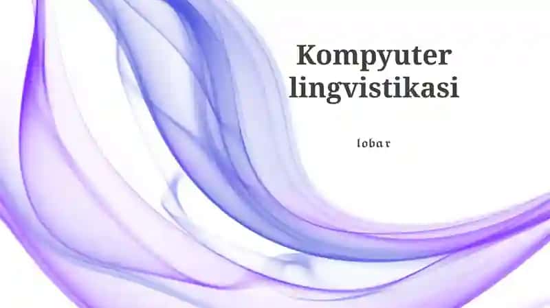 Kompyuter lingvistikasi