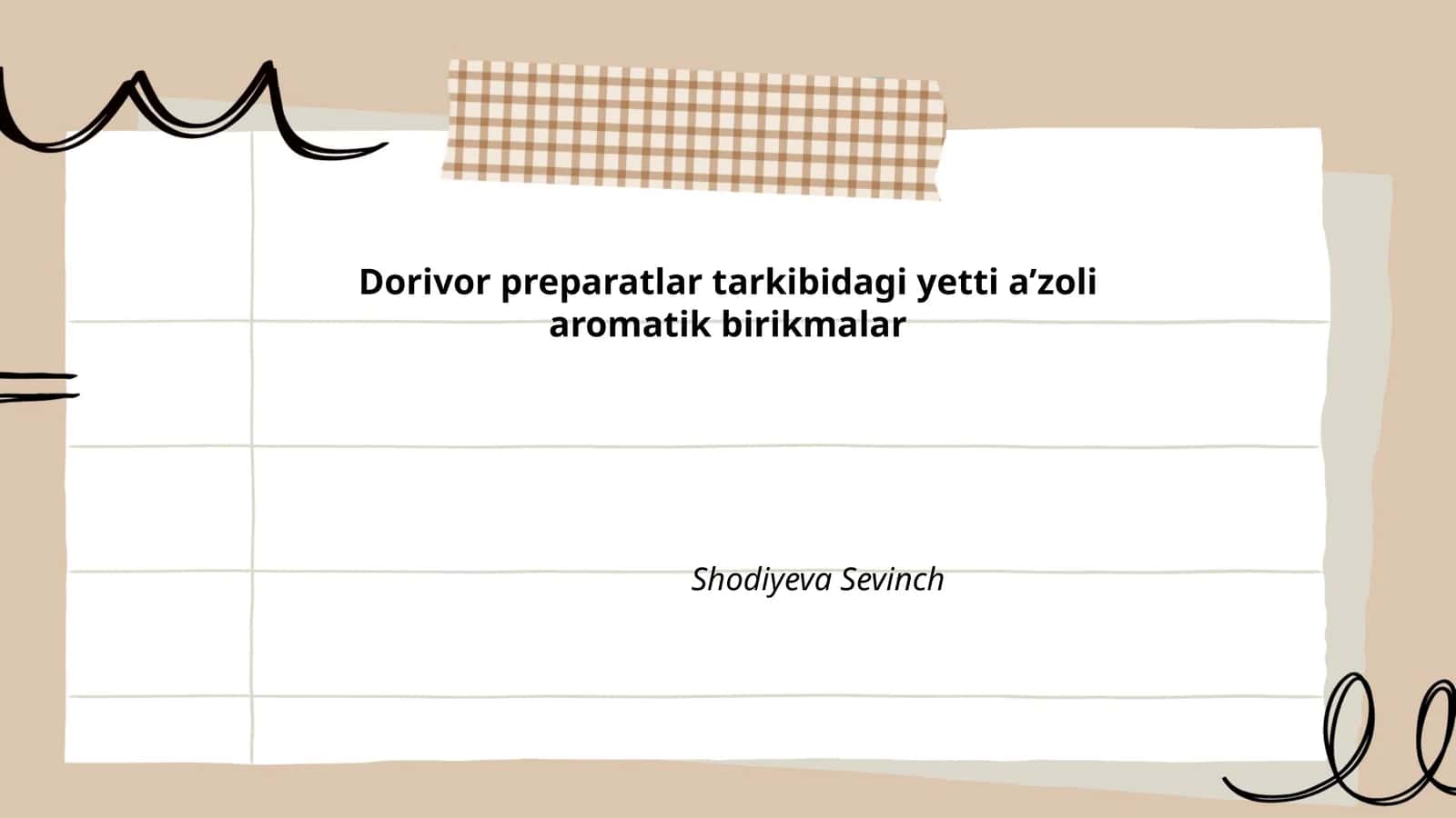 Yeti a’zoli aromatik birikmalar 1