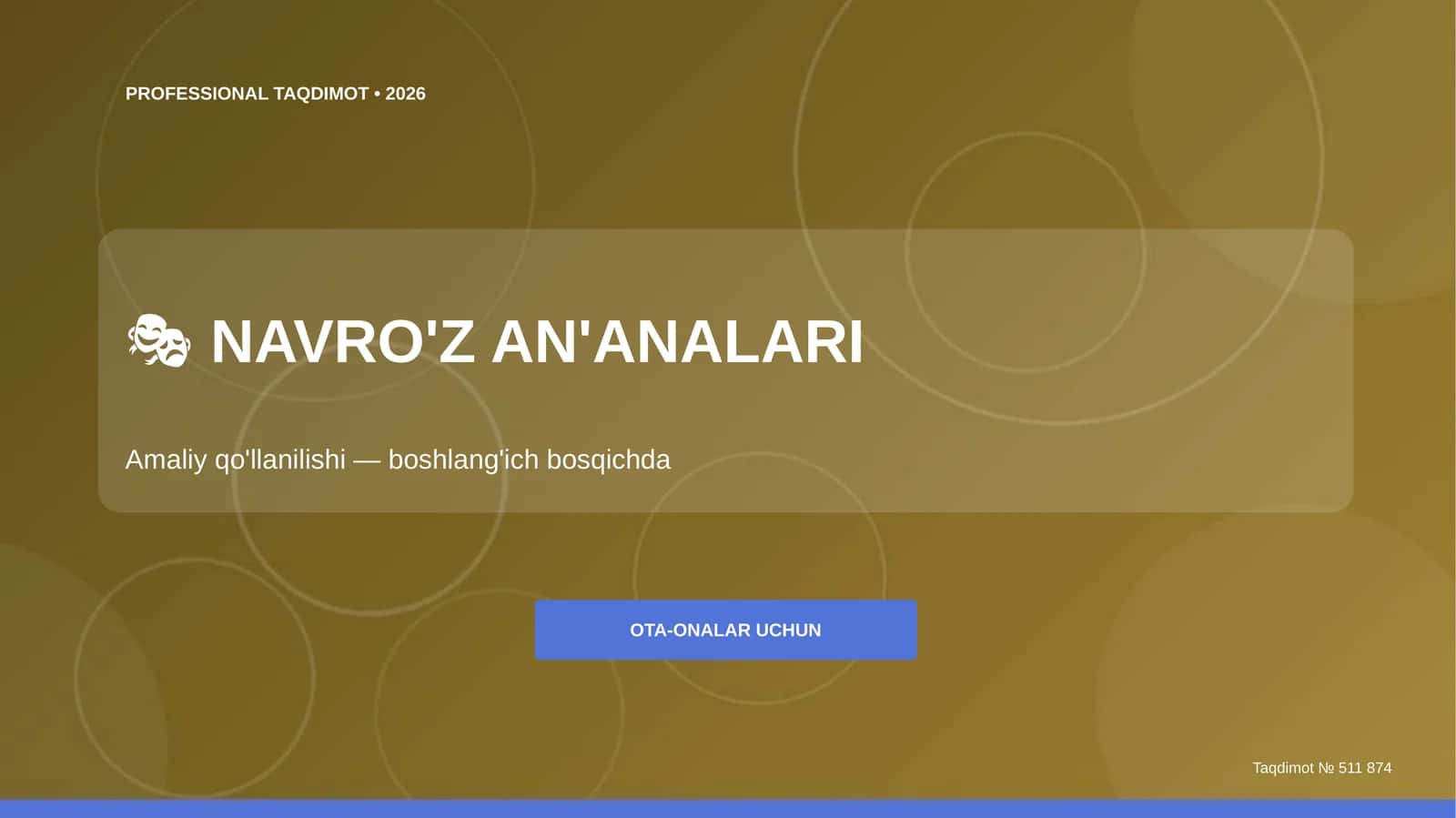 NAVRO'Z AN'ANALARI Amaliy qo'llanilishi 1