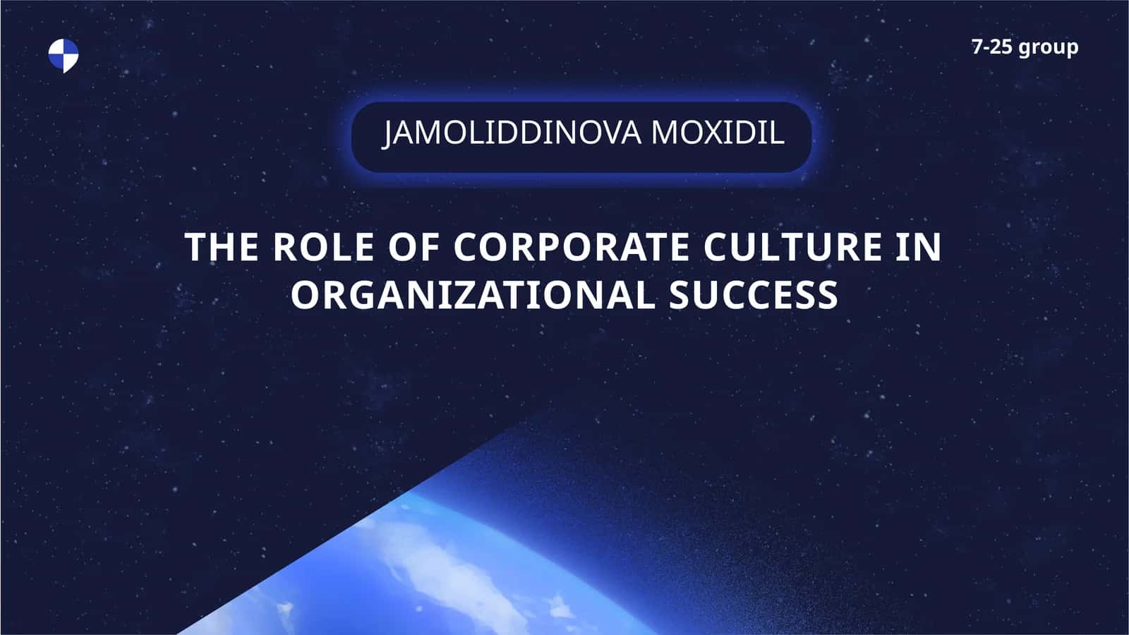 THE ROLE OF CORPORATE CULTURE IN ORGANIZATIONAL SUCCESS 1