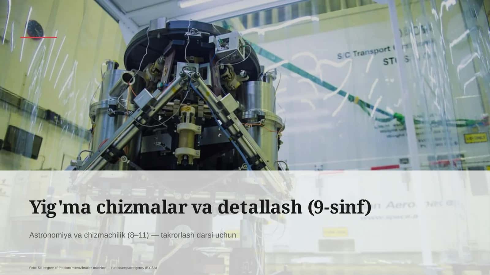 Yig'ma chizmalar va detallash (9-sinf) 1