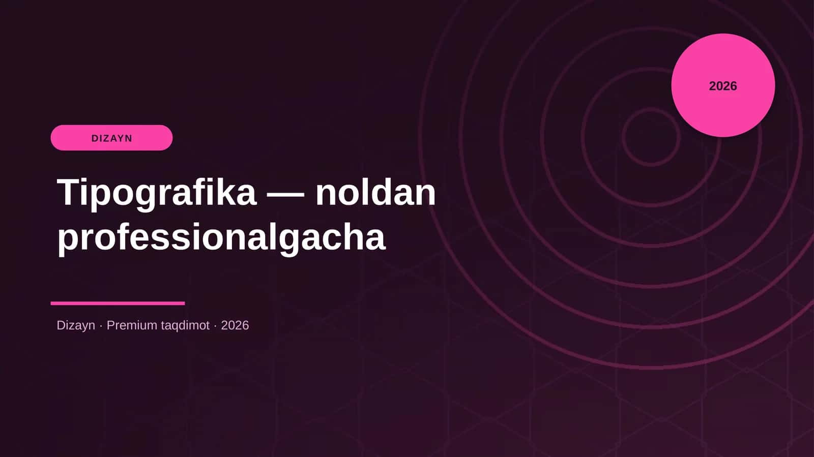 Tipografika — noldan professionalgacha 1