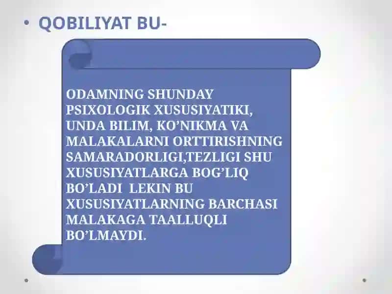 Qobiliyat 1