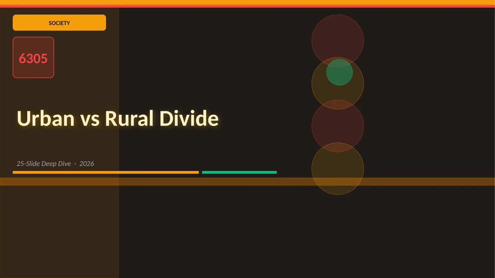 Urban vs Rural Divide 1