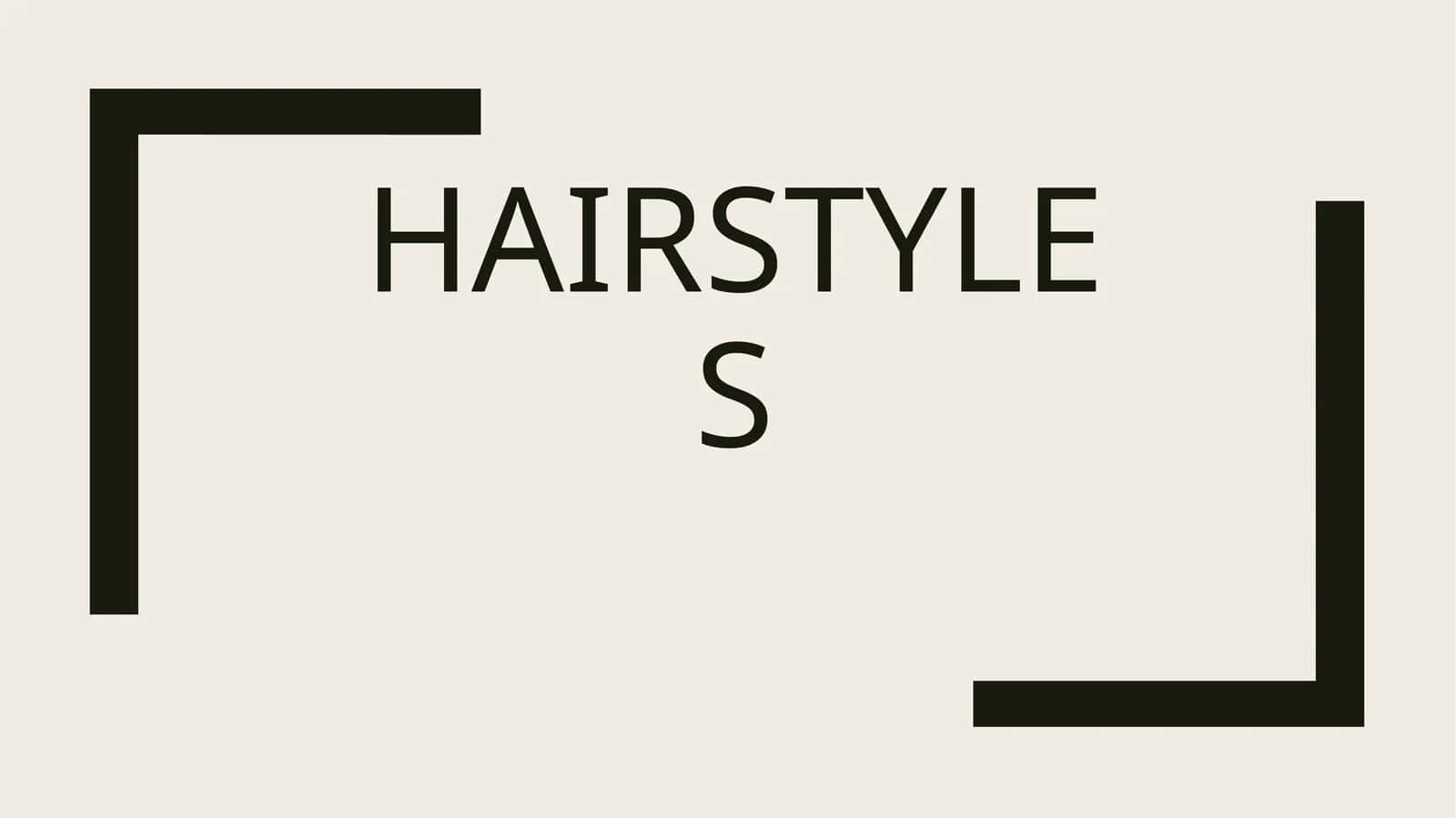 hairstyles 1