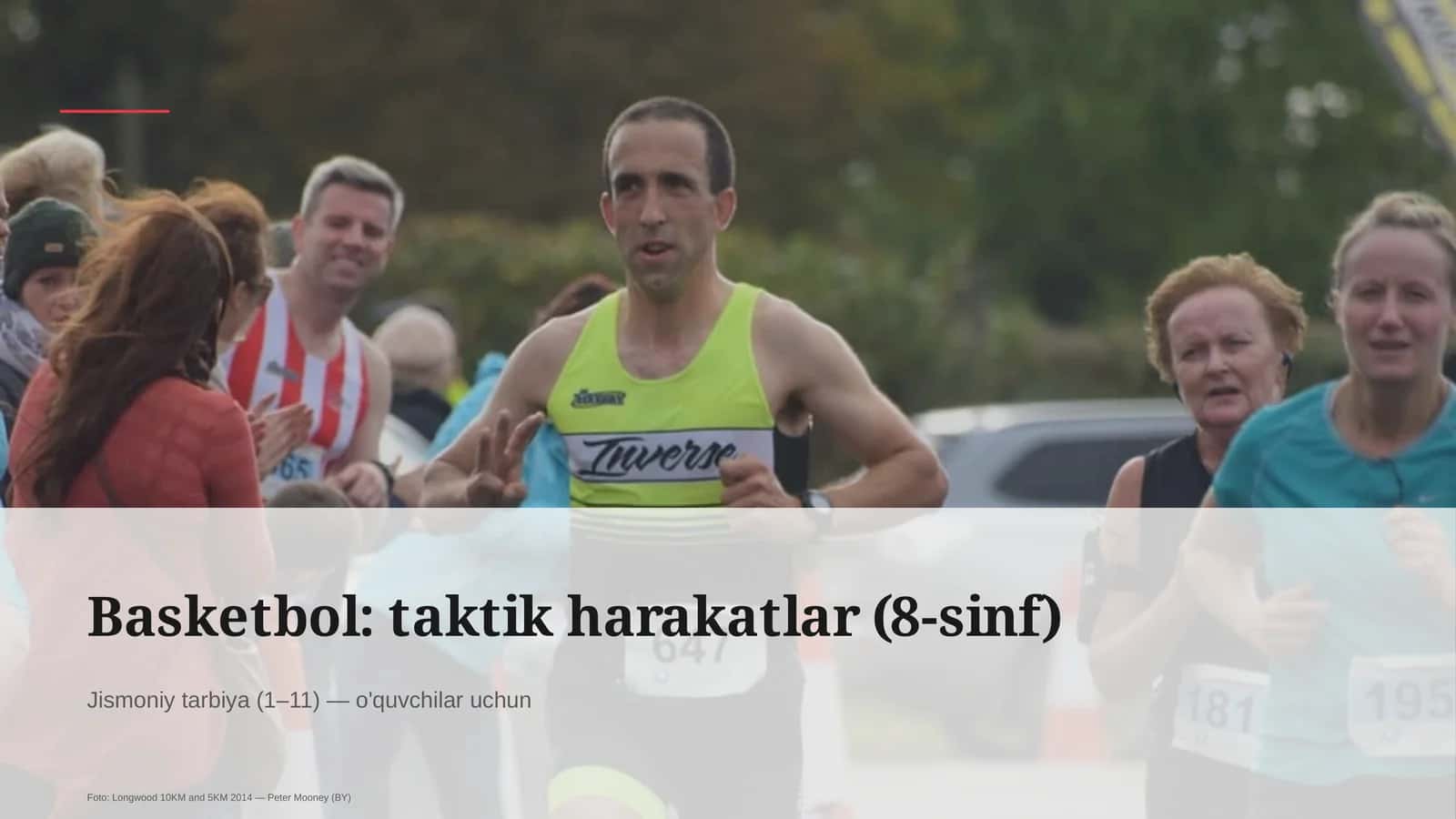 Basketbol: taktik harakatlar (8-sinf) 1
