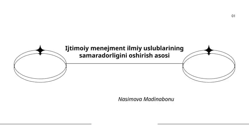 Ijtimoiy menejment ilmiy uslublarining samaradorligini oshirish asosi 1