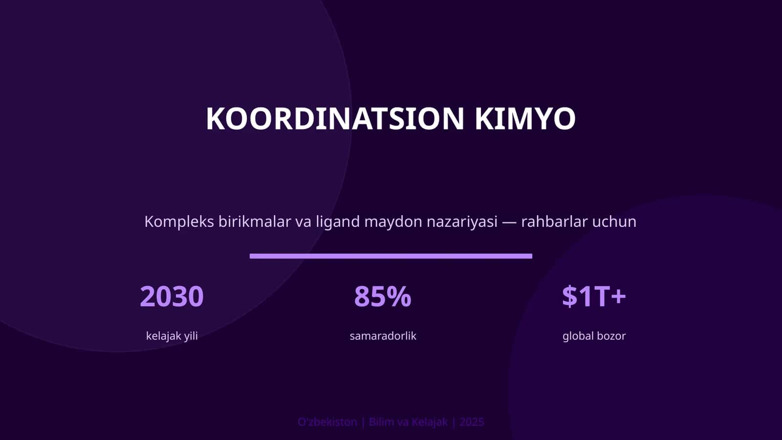 Koordinatsion kimyo 1