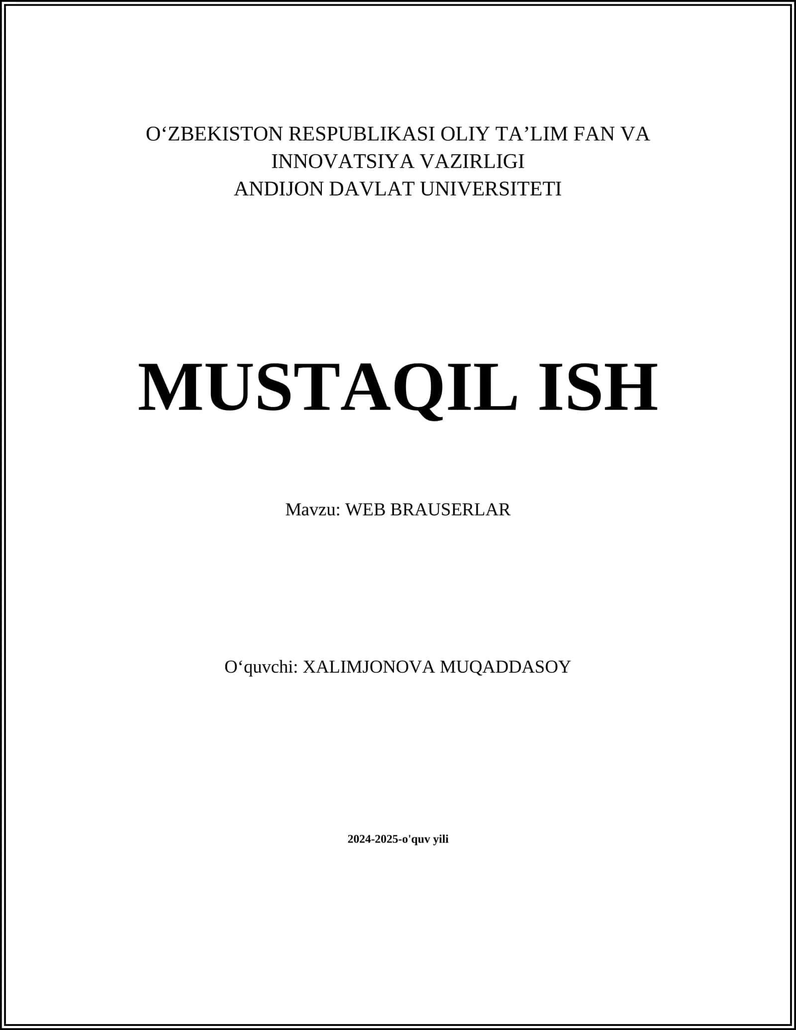 WEB BRAUSERLAR 1