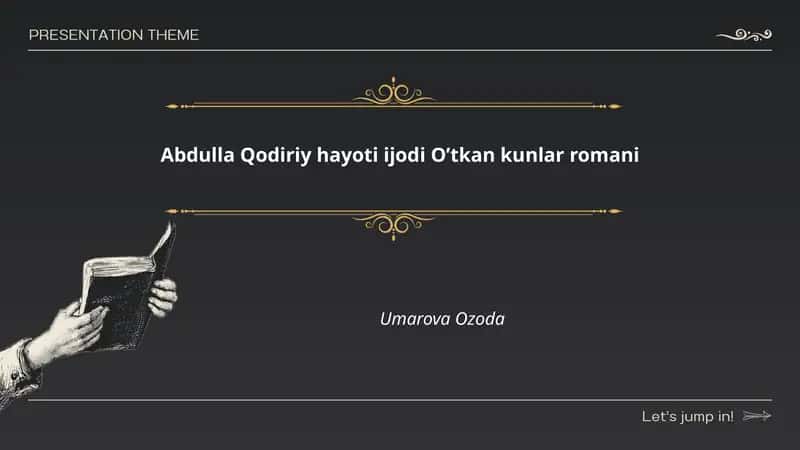 O’tkan kunlar 1