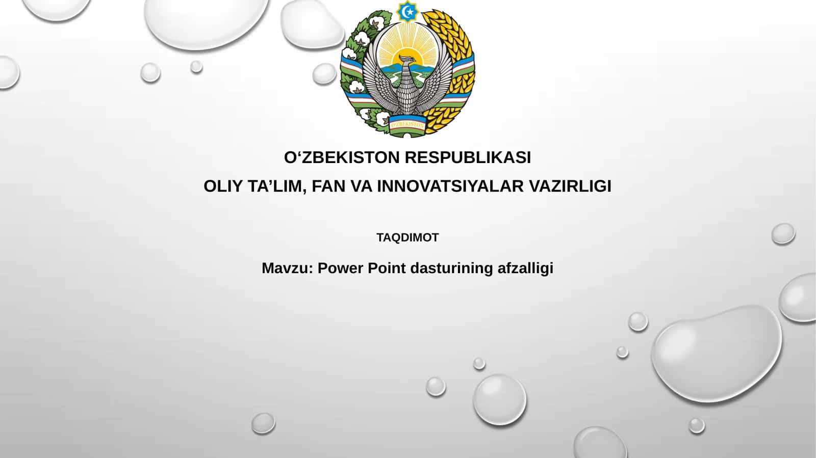 Power Point dasturining afzalligi 1
