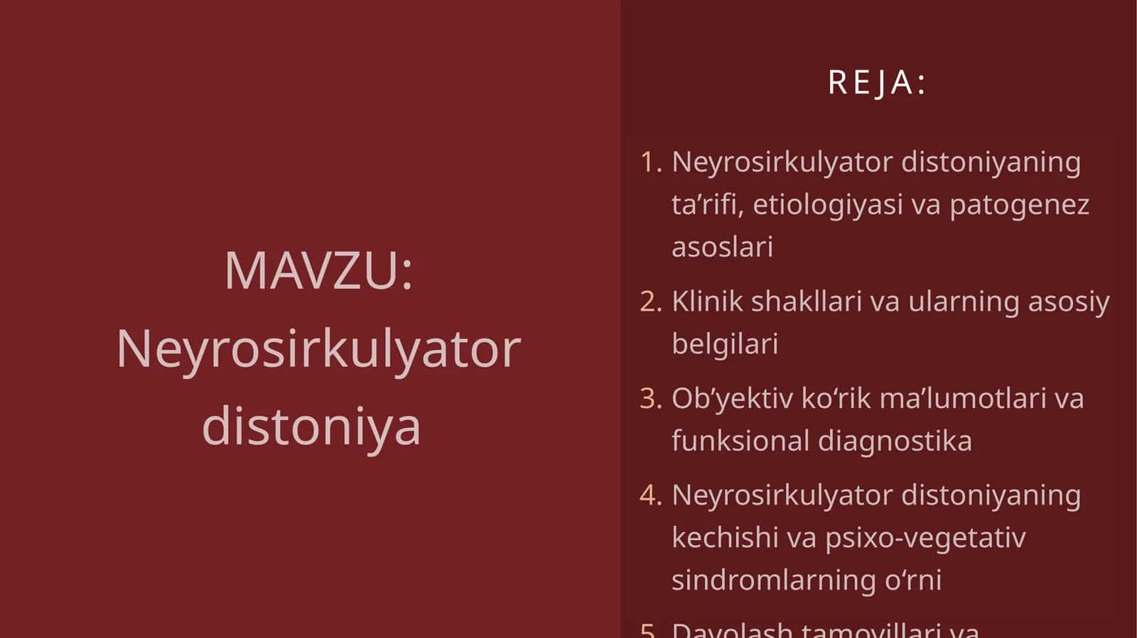 Neyrosirkulyator distoniya 1