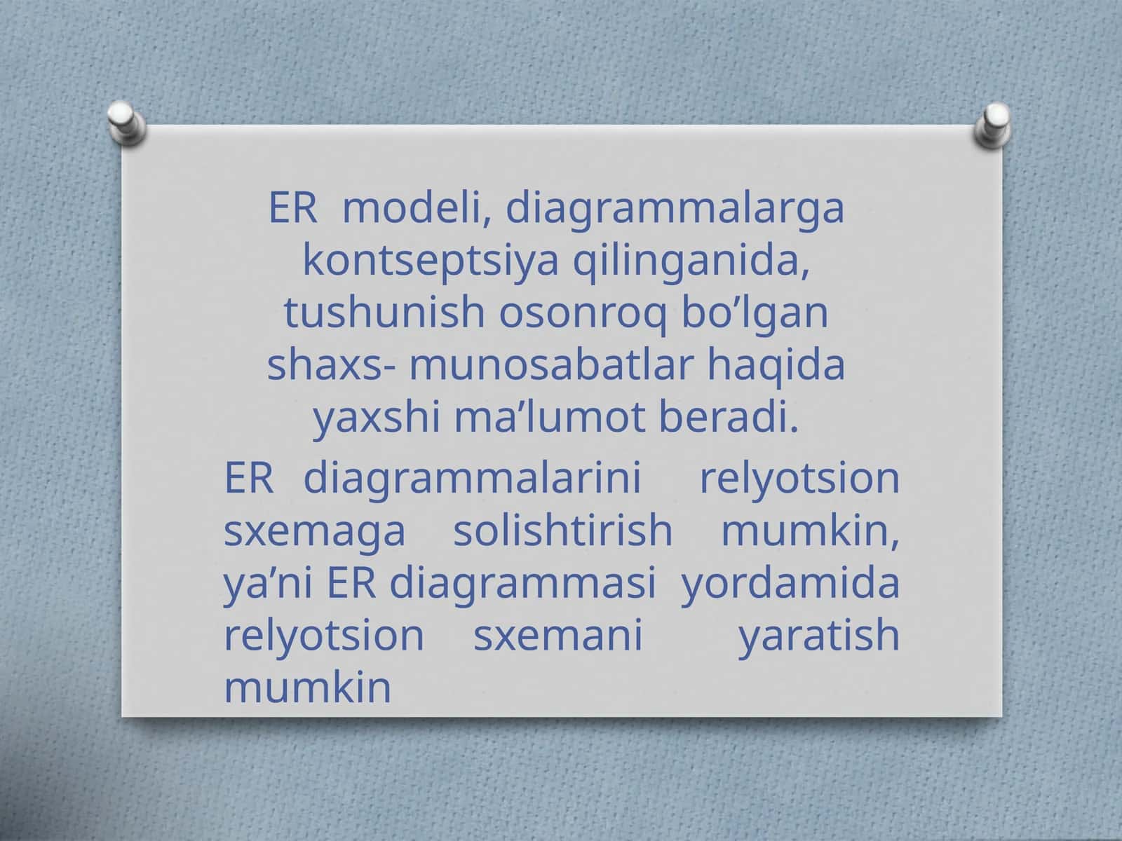 ER modeli 1