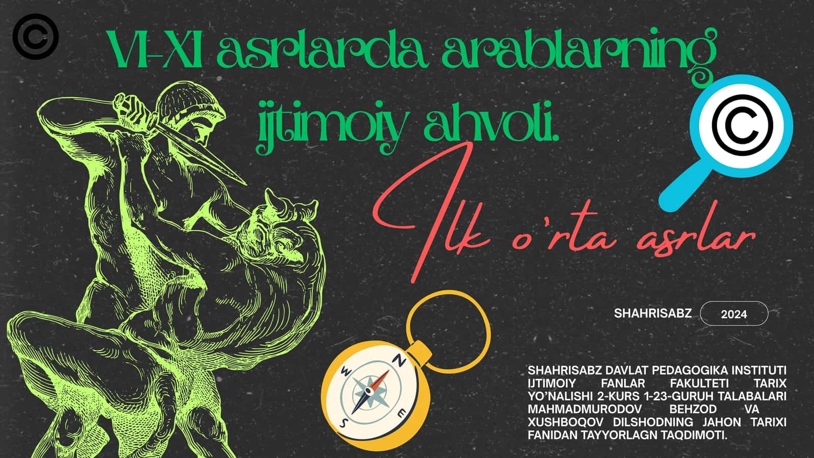 VI-XI asrlarda arablarning ijtimoiy ahvoli 1