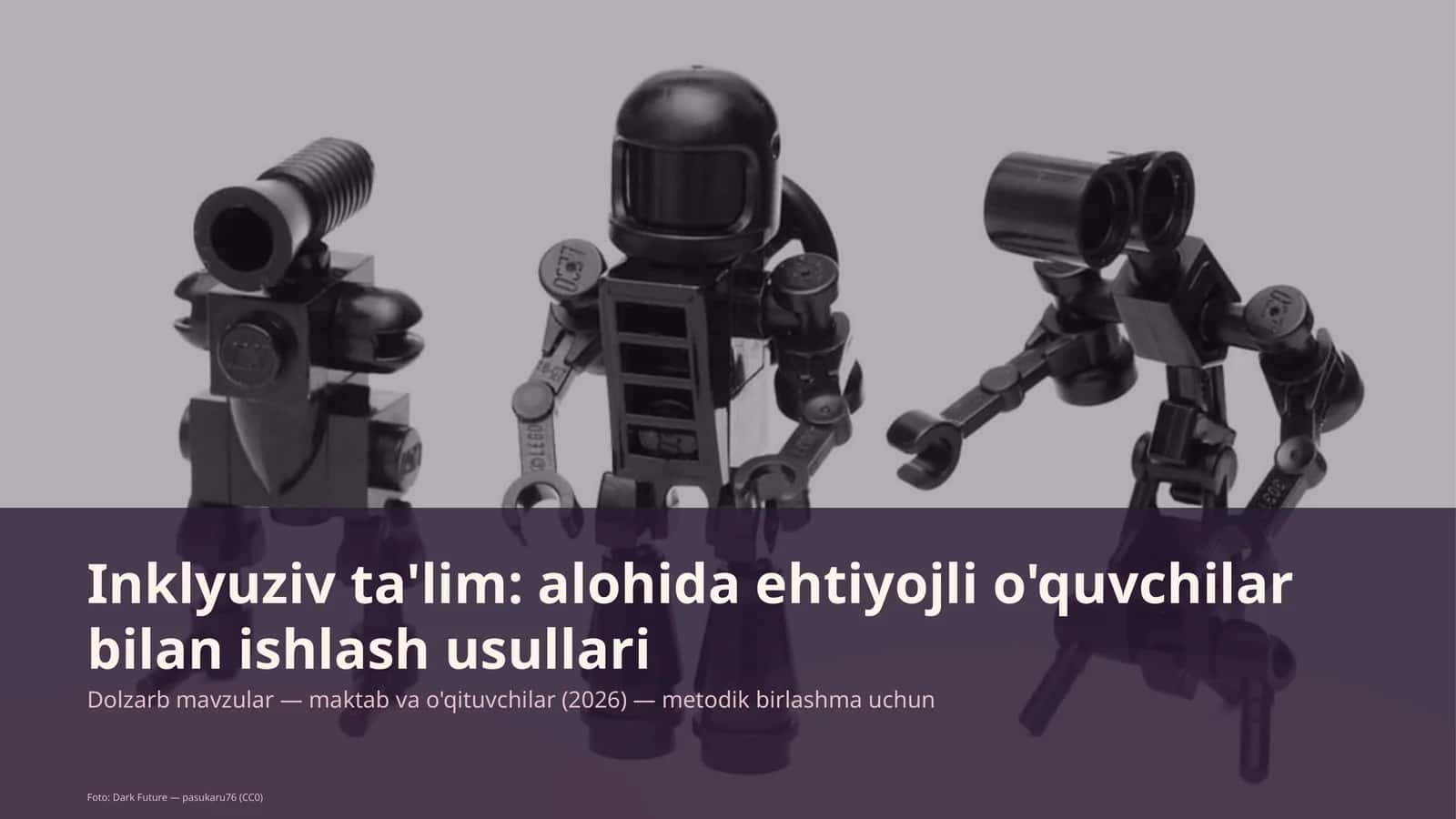 Inklyuziv ta'lim: alohida ehtiyojli o'quvchilar bilan ishlash usullari 1