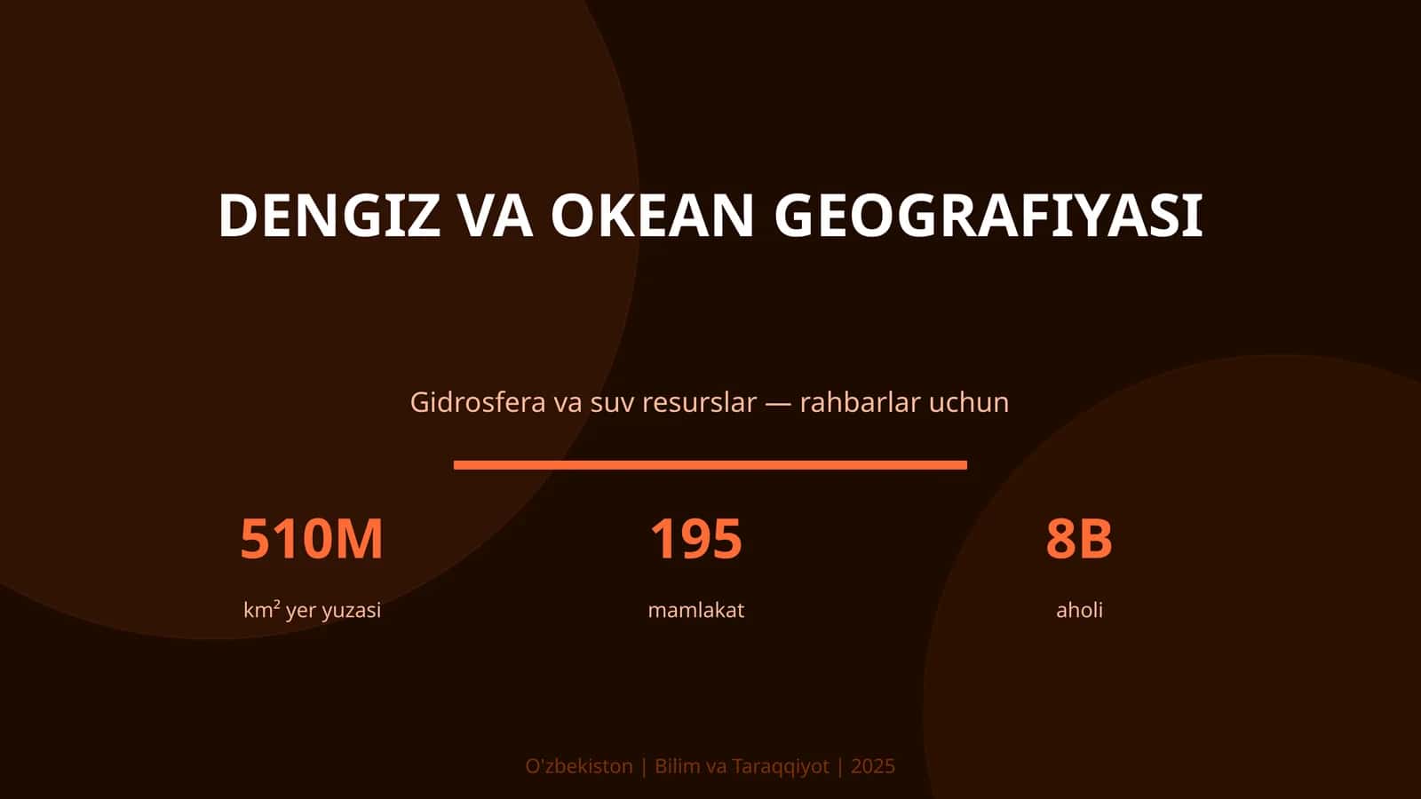 DENGIZ VA OKEAN GEOGRAFIYASI 1