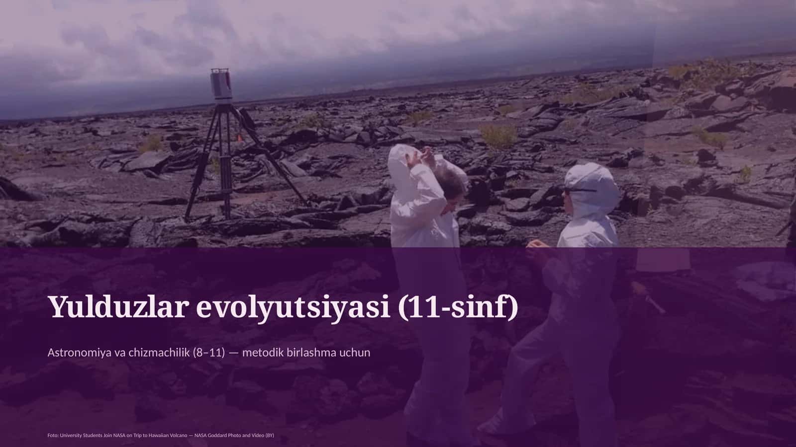 Yulduzlar evolyutsiyasi (11-sinf) 1