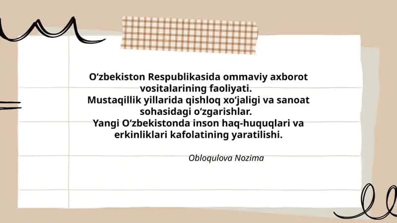 Obloqulova Nozima 1