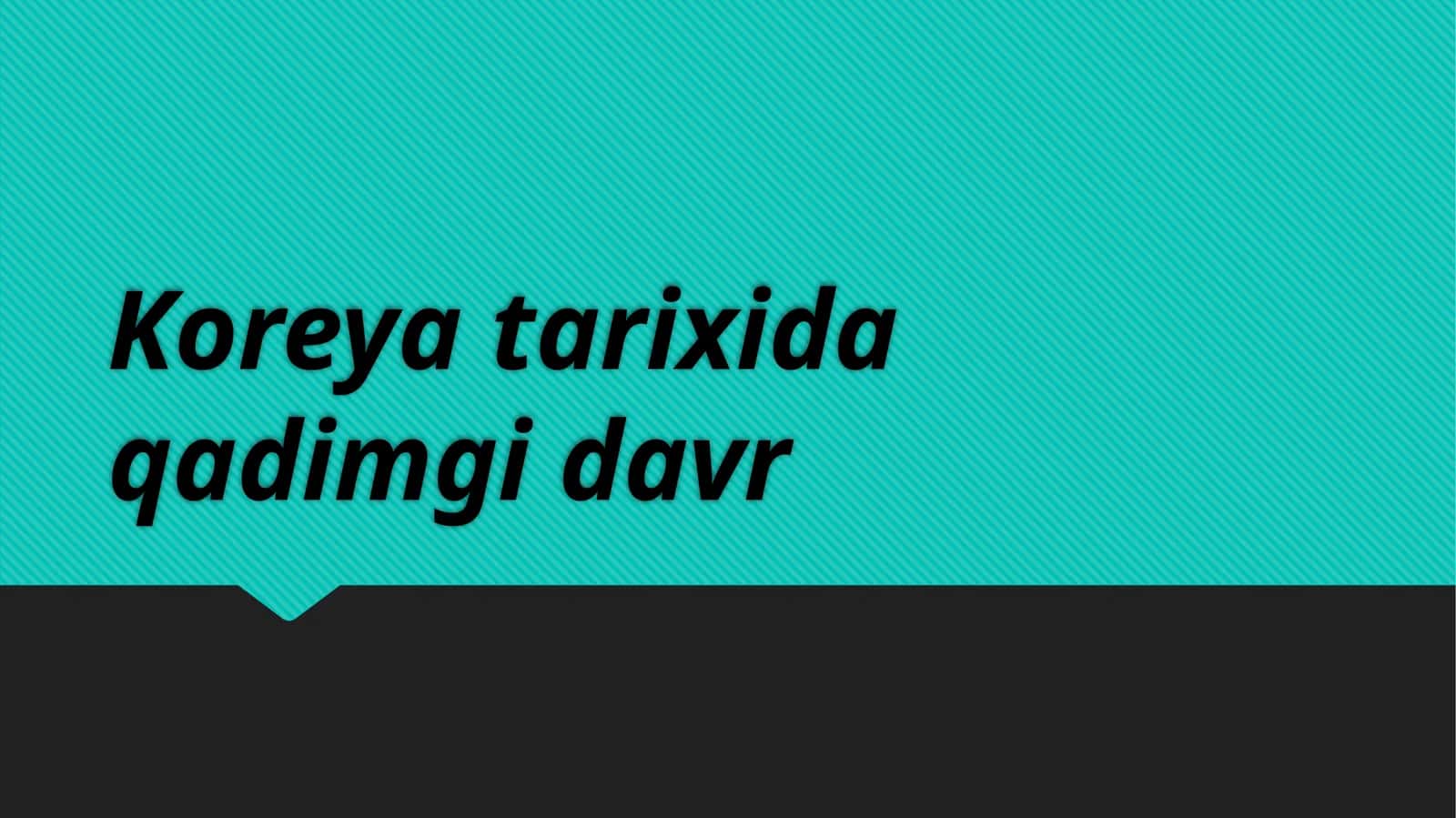 Koreya tarixida qadimgi davr 1