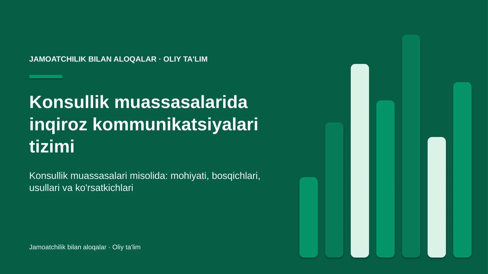 Konsullik muassasalarida inqiroz kommunikatsiyalari tizimi 1