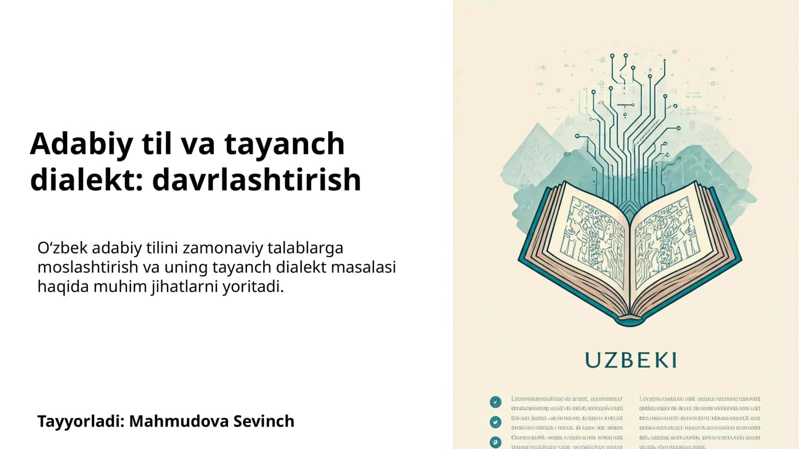 Tayanch dialekt 1
