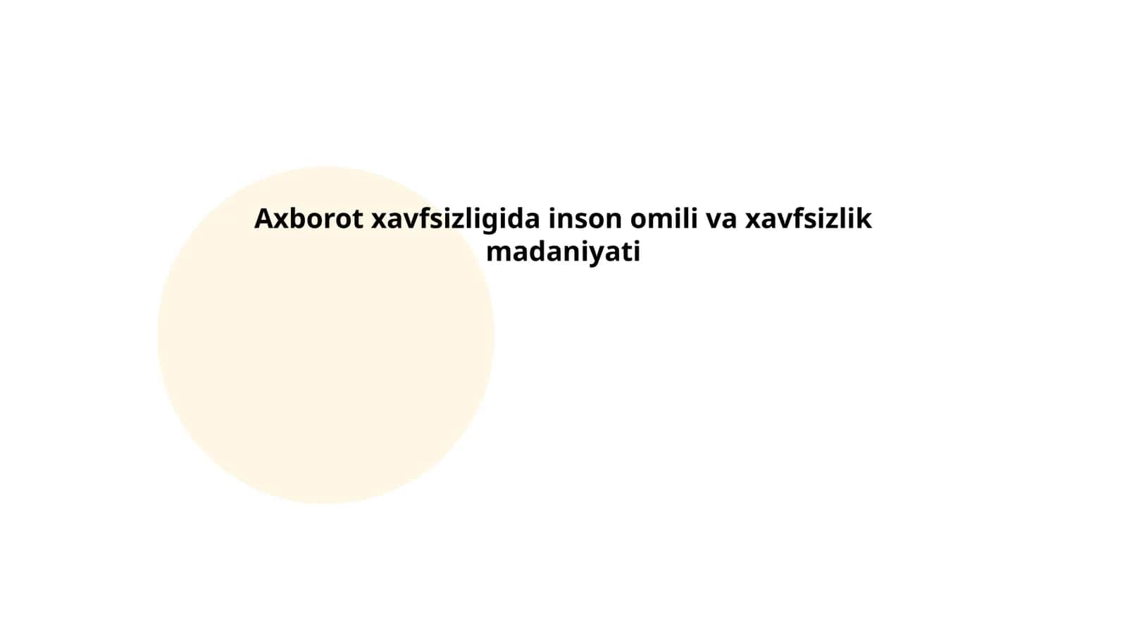 Inson Omilining Axborot Xavfsizligiga Ta'siri 1