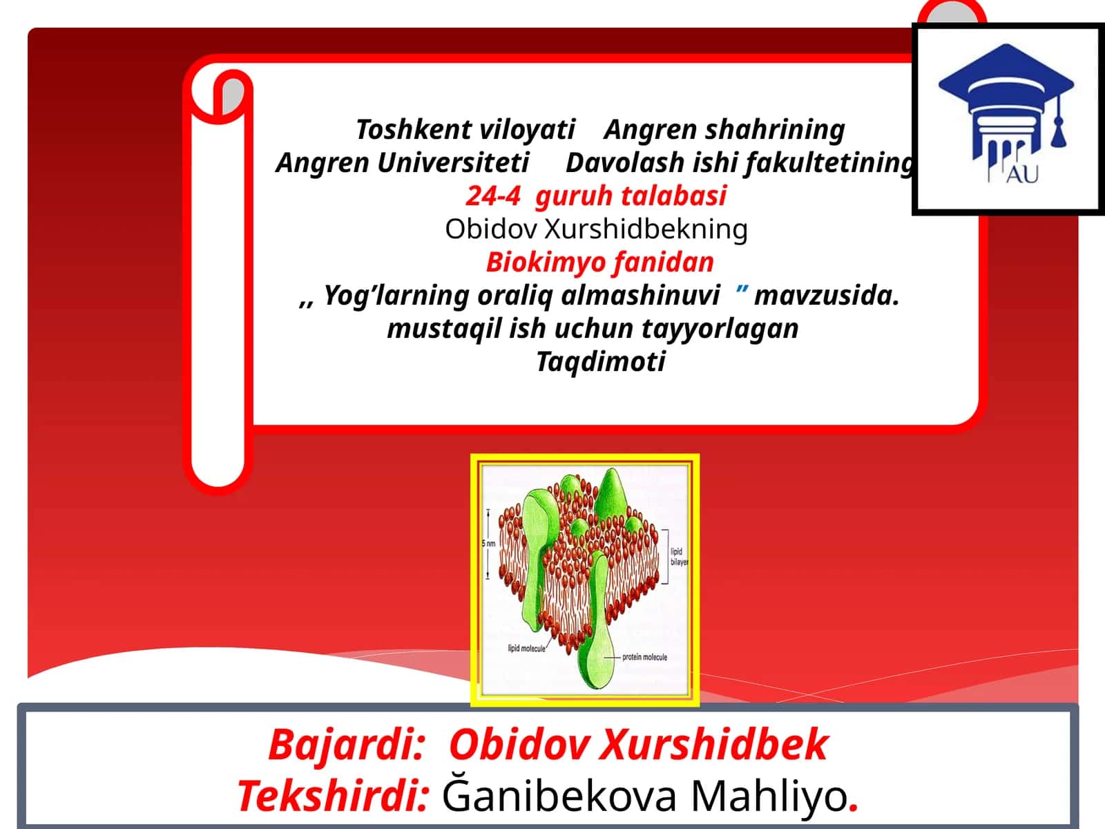 Yog’larning oraliq almashi nuvi 1