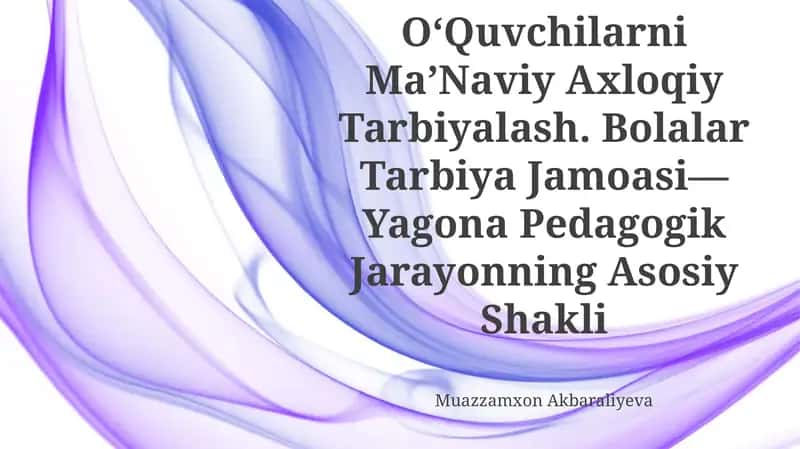 Iqtisodiy Rivojlangan Xorijiy Davlatlarda TaʼLim Tizimi 1