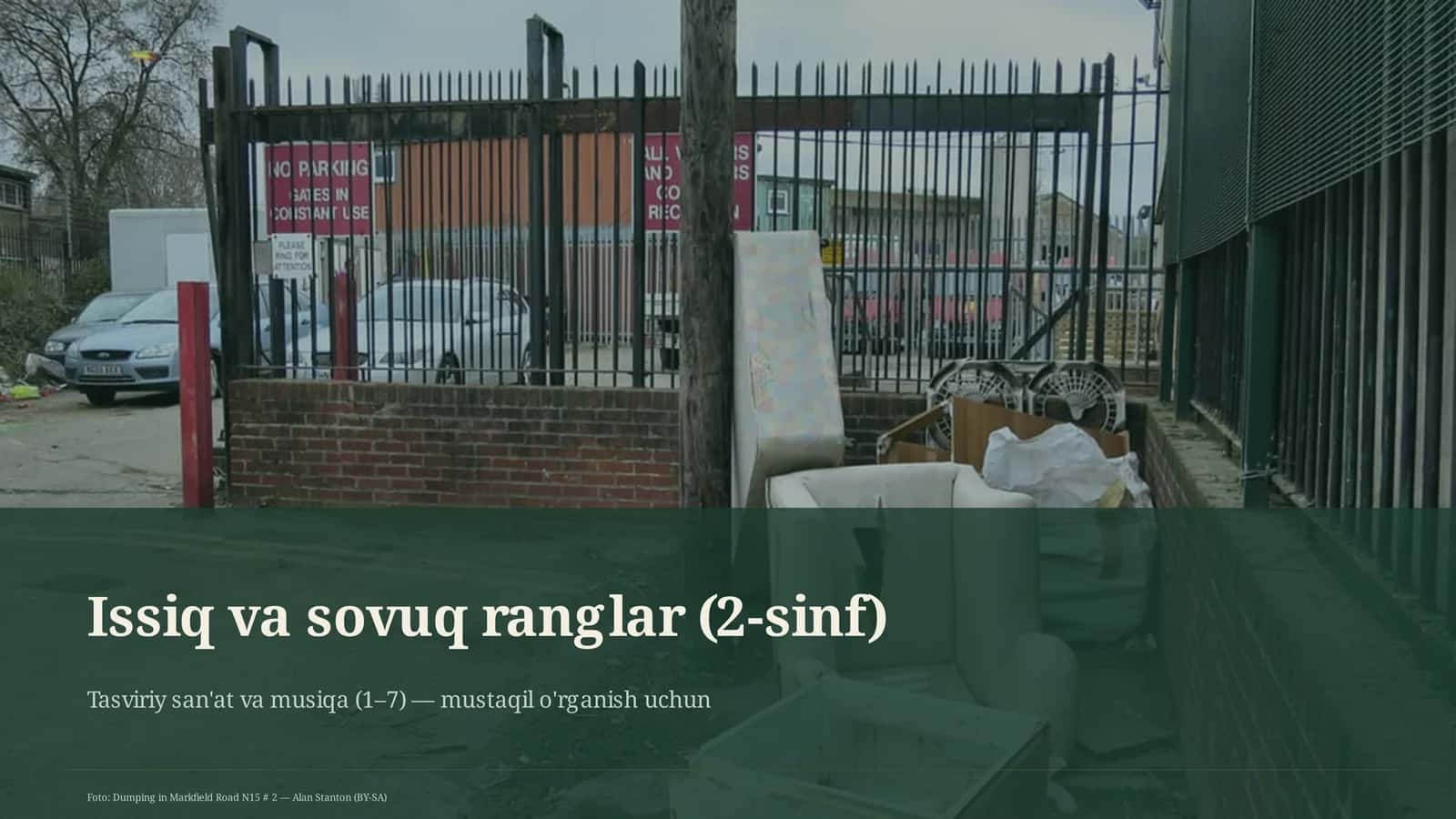 Issiq va sovuq ranglar (2-sinf) 1