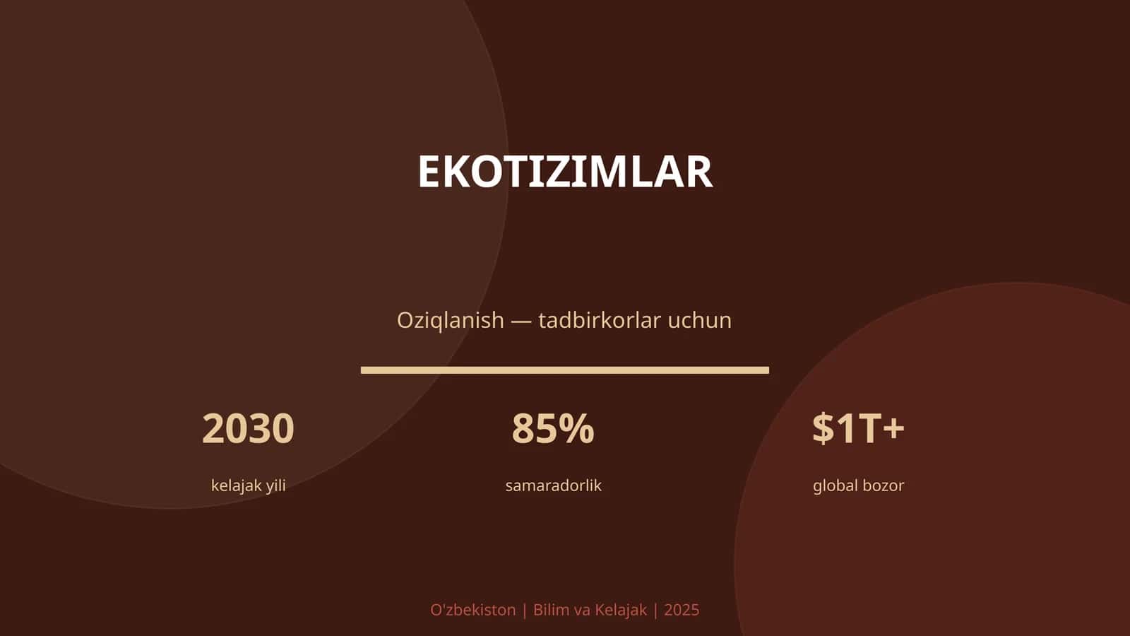 Ekotizimlar 1