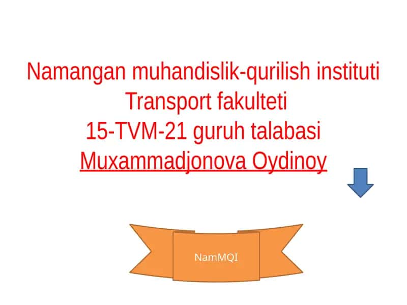 15-TVM-21 guruhi talabasi Muxammadjonova Oydinoy 1