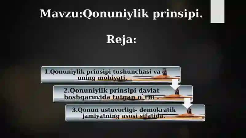 Qonuniylik prinsipi 1