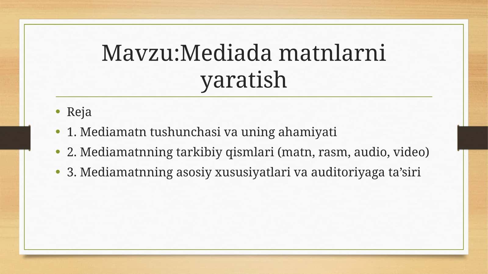 Mediamatnlarniyaratish 1