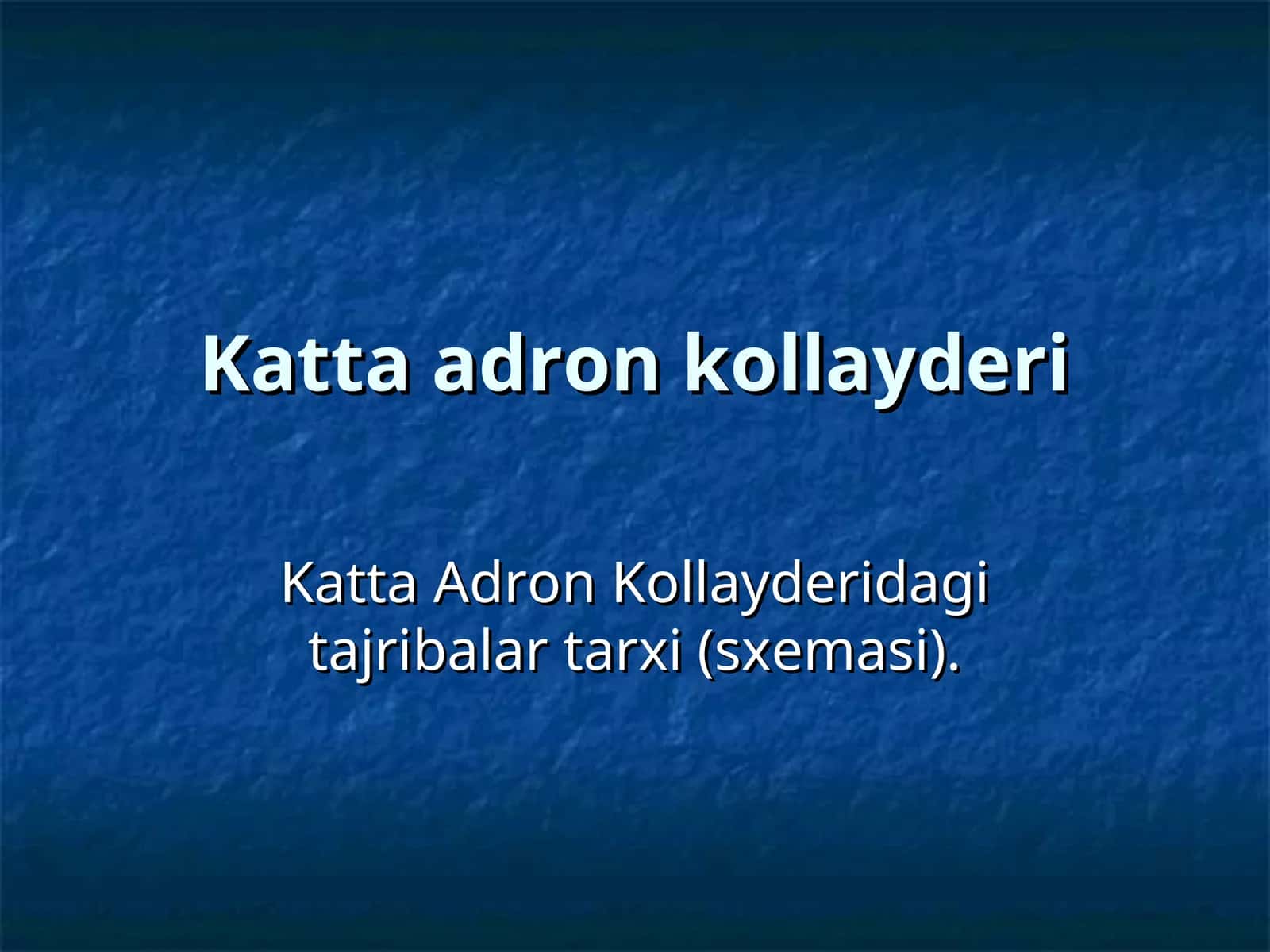 Katta adron kollayderi 1
