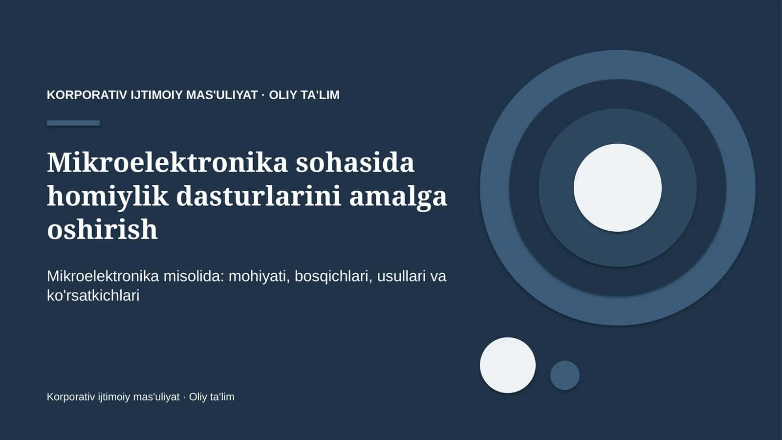 mikroelektronika sohasida homiylik dasturlarini amalga oshirish 8940 1