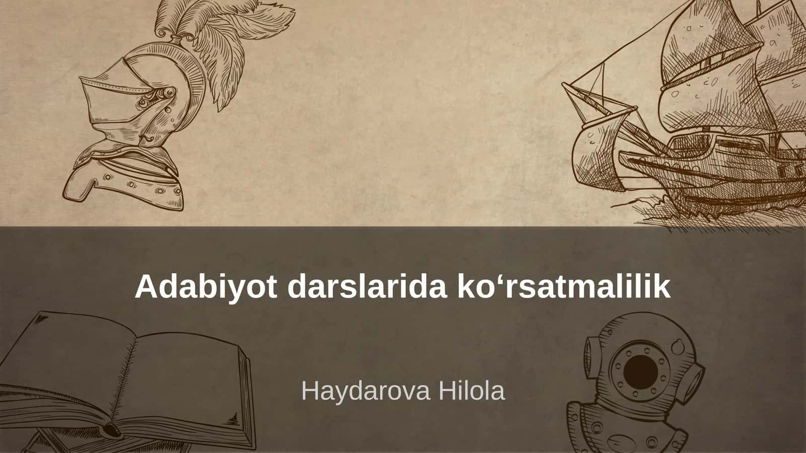 Adabiyot darslarida koʻrsatmalilik 1