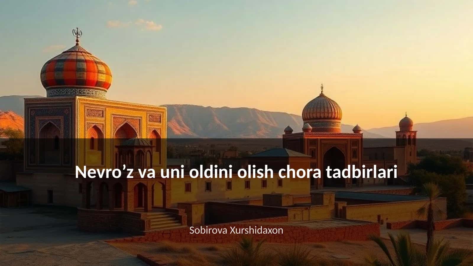 Nevro’z va uni oldini olish chora tadbirlari 1