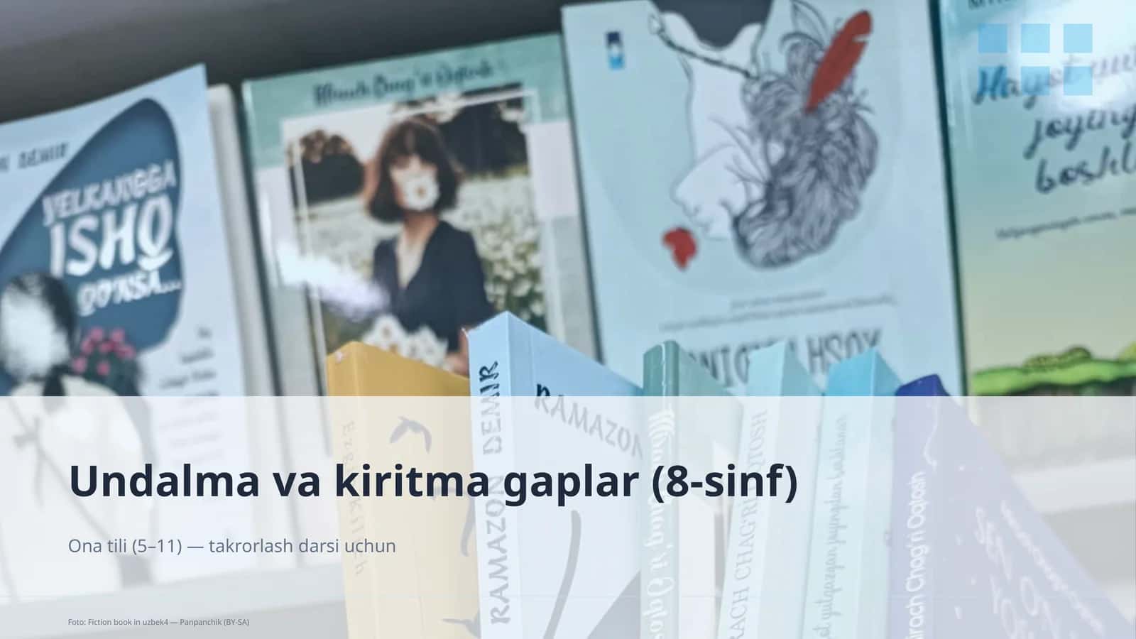 Undalma va kiritma gaplar (8-sinf) 1