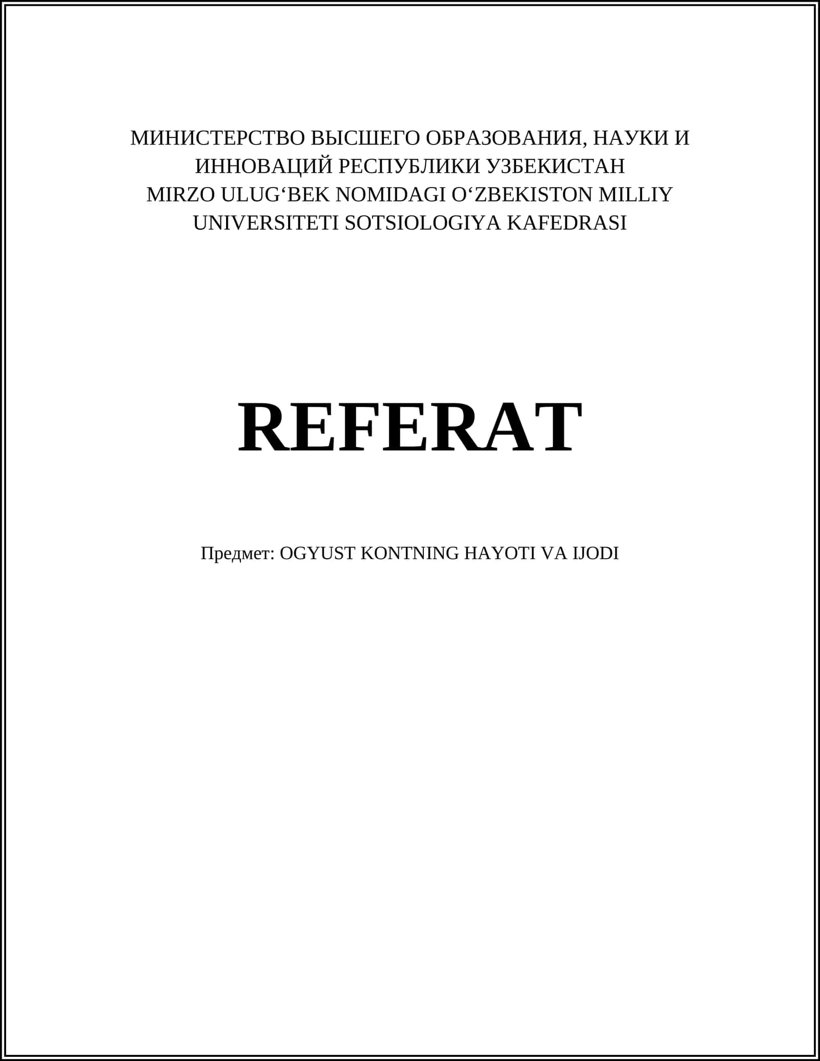 OGYUST KONTNING HAYOTI VA IJODI 1