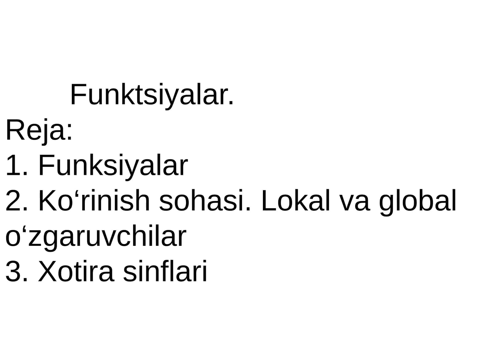 Funktsiyalar 1