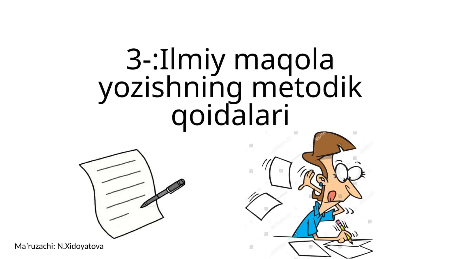 Ilmiy maqola yozishning metodik qoidalari 1