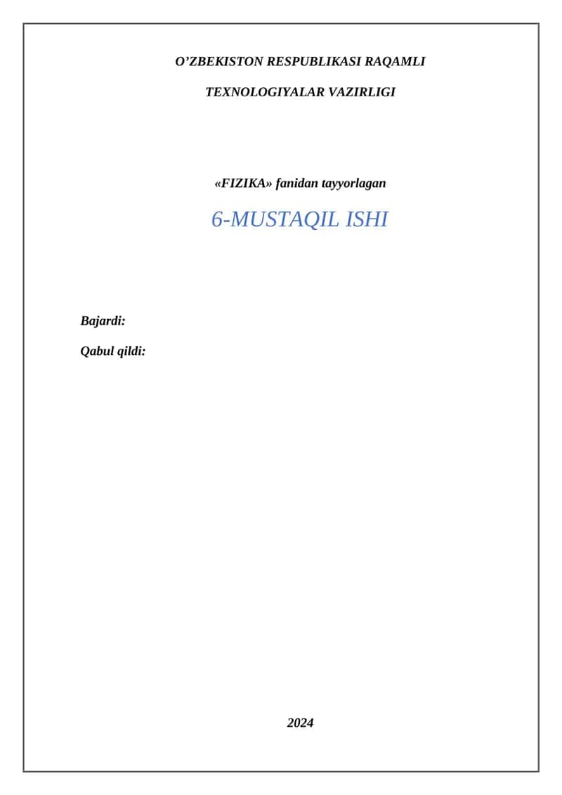 6-MUSTAQIL ISHI 1