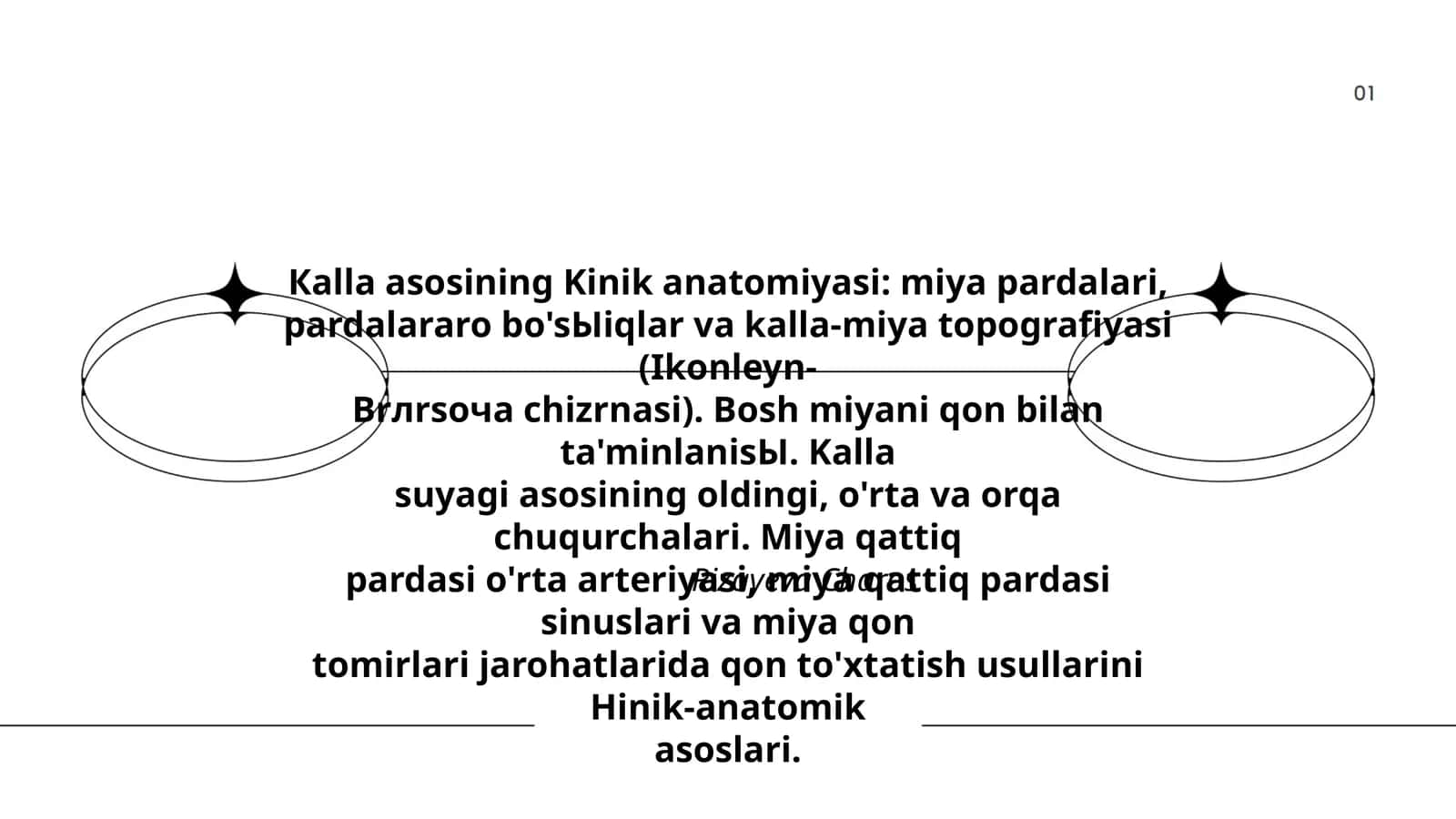 Каllа asosining Kinik anatomiyasi 1