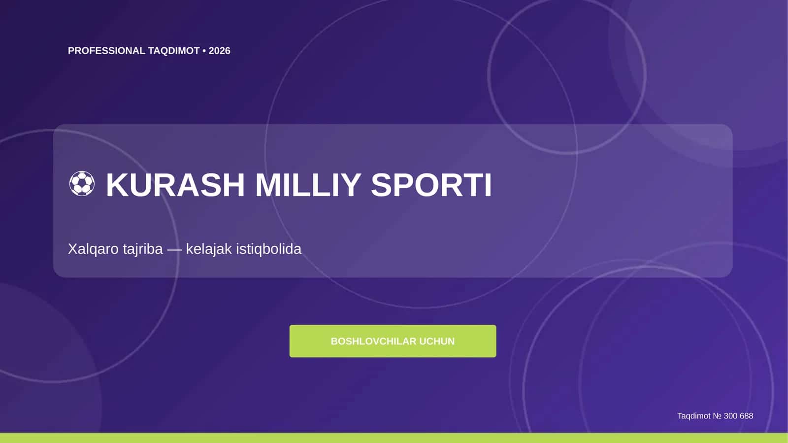 Kurash milliy sporti: xalqaro tajriba 1