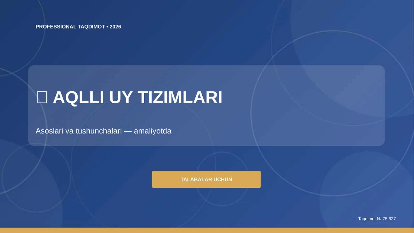 Aqlli uy tizimlari: asoslari va tushunchalari (amaliyotda) [talabalar uchun] 1