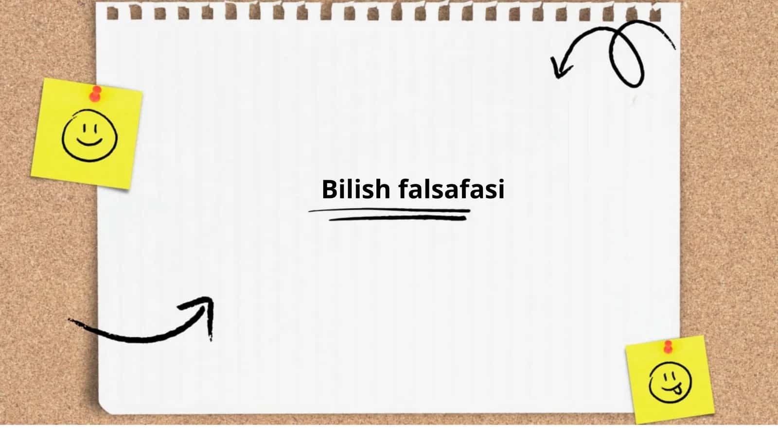 Bilish falsafasi 1